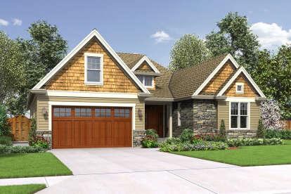 Craftsman House Plan #2559-00904 Elevation Photo