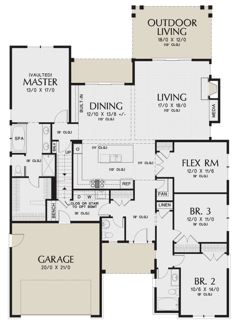 House Plan House Plan #24887 Drawing 1