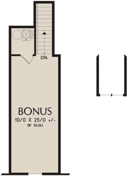 Bonus Room for House Plan #2559-00904