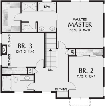 Second Floor for House Plan #2559-00905