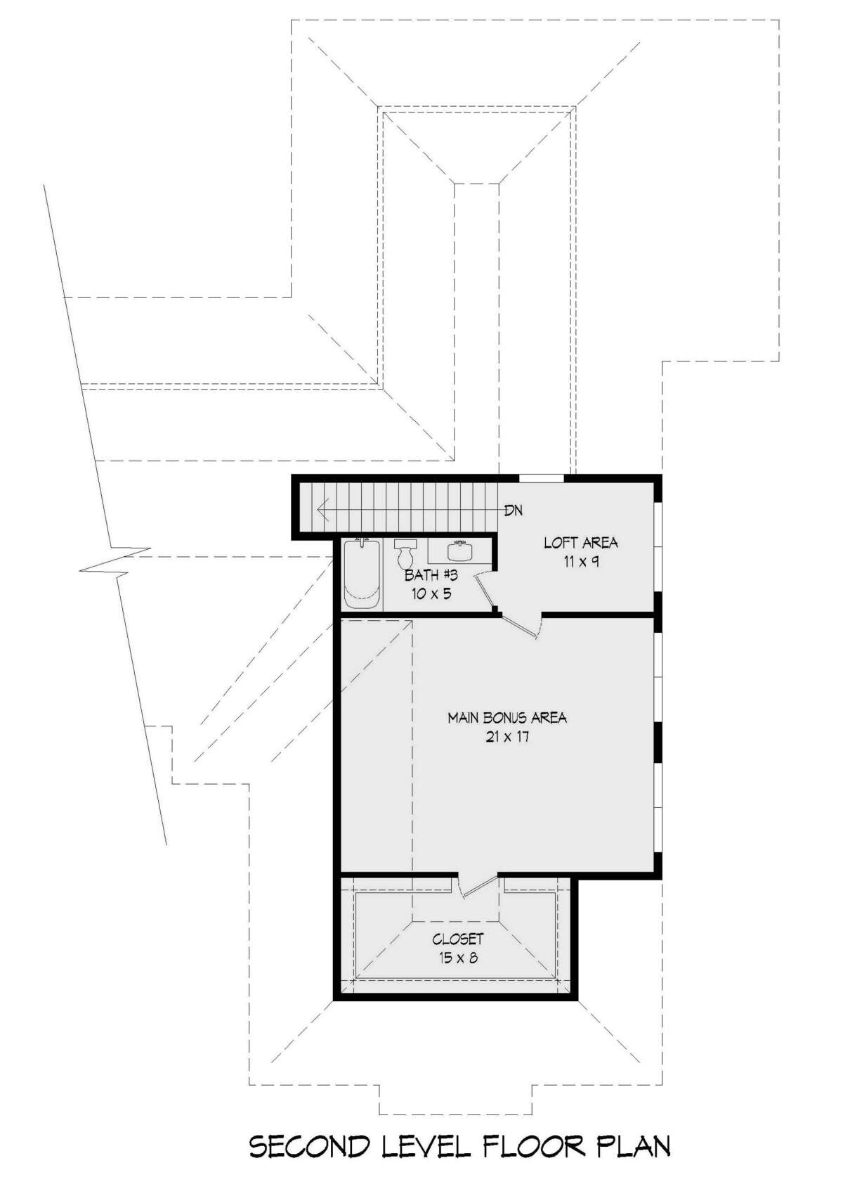 Second Floor for House Plan #940-00251