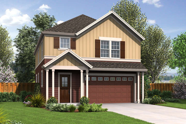 House Plan House Plan #24890 Front Elevation 