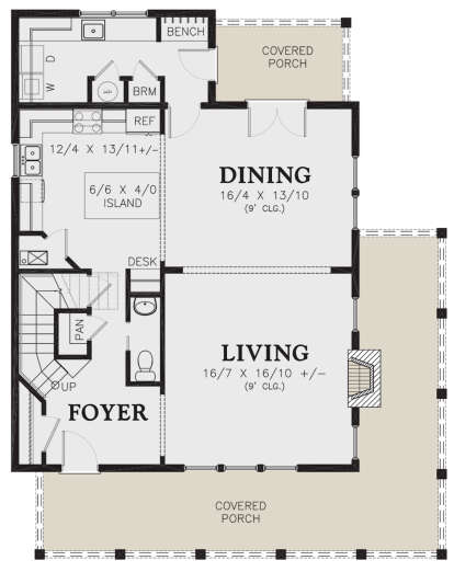 Main Floor for House Plan #2559-00909