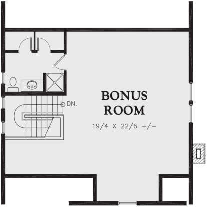 Bonus Room for House Plan #2559-00909