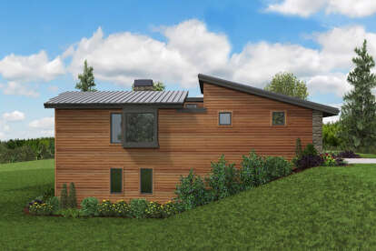 Modern House Plan #2559-00910 Elevation Photo
