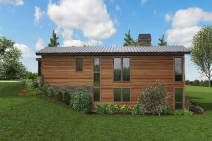 Modern House Plan #2559-00910 Elevation Photo
