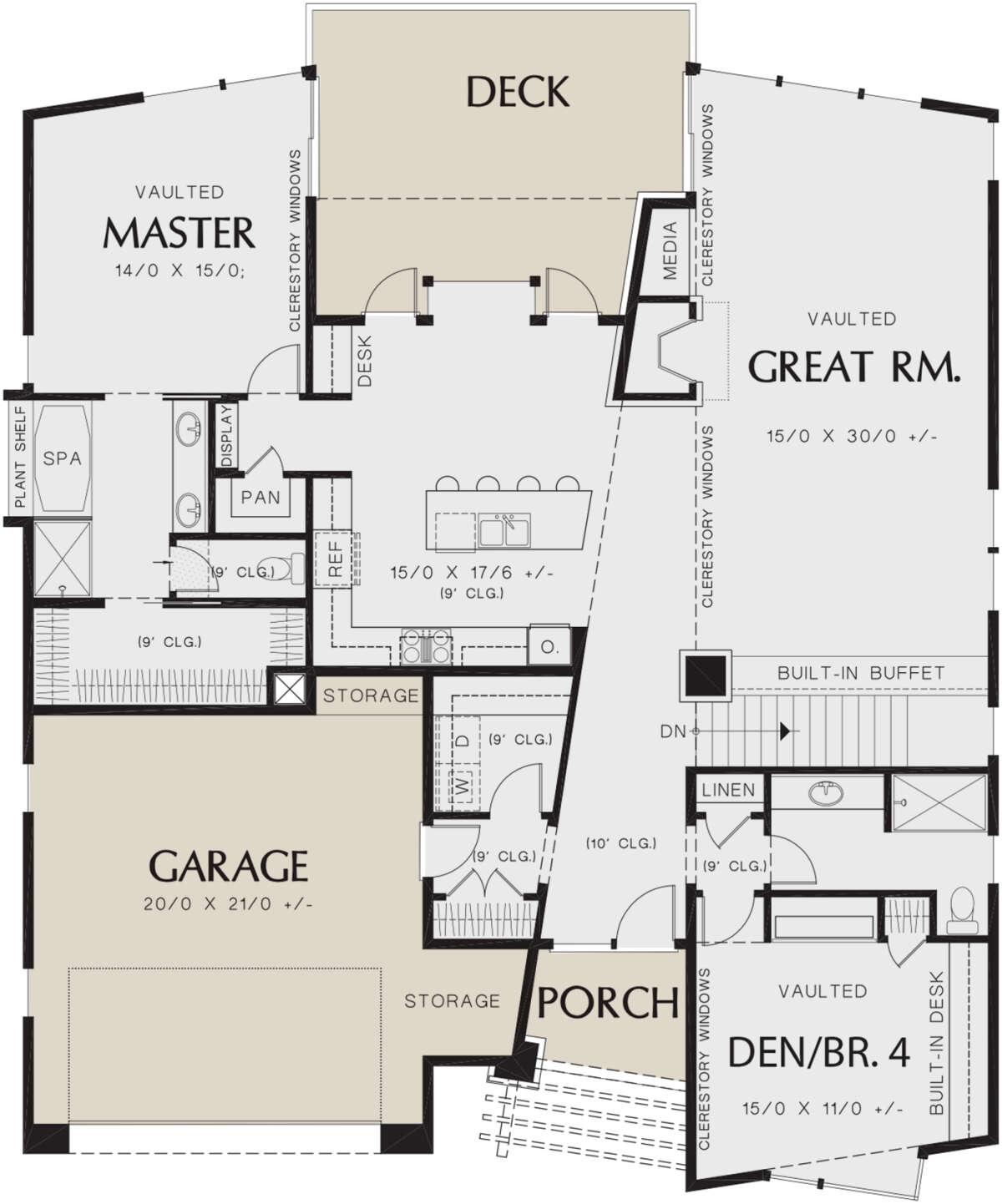 Main Floor for House Plan #2559-00910