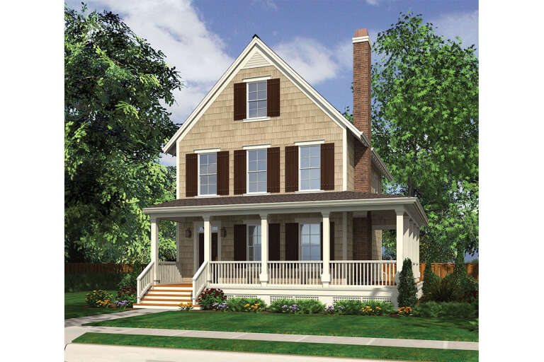 House Plan House Plan #24895 Front Elevation 