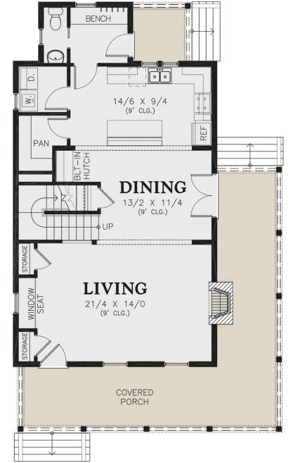 Main Floor for House Plan #2559-00911