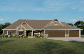 Craftsman House Plan #5032-00042 Elevation Photo