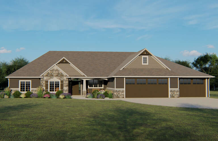 House Plan House Plan #24896 Front Elevation 
