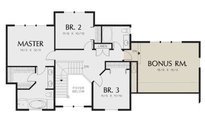 Second Floor for House Plan #2559-00913