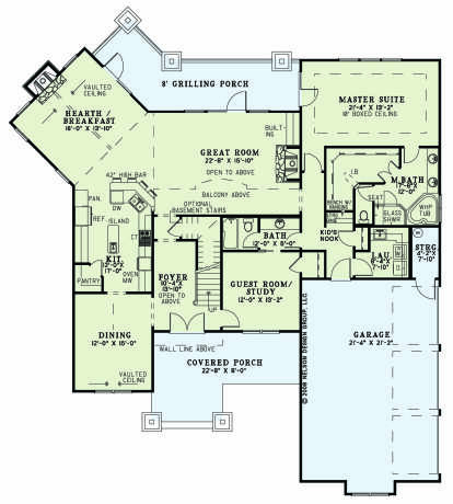 Main Floor for House Plan #110-01070