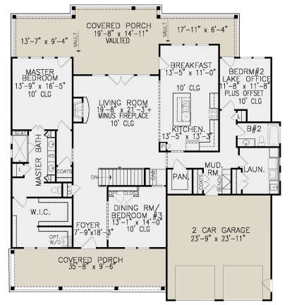 Main Floor for House Plan #699-00283