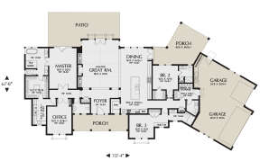 Main Floor for House Plan #2559-00914