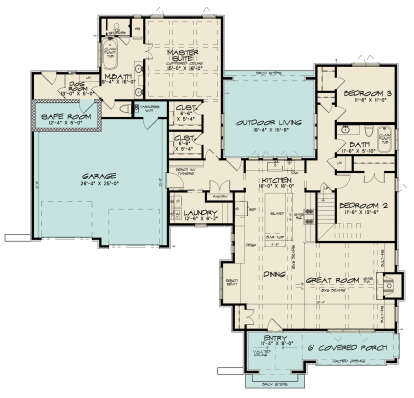 House Plan House Plan #24904 Drawing 1