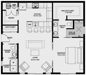 Main Floor for House Plan #2699-00001