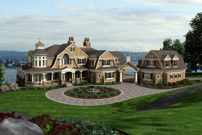 6 Bed, 5 Bath, 11000 Square Foot House Plan - #341-00306