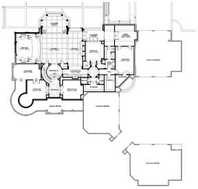 Basement for House Plan #341-00306