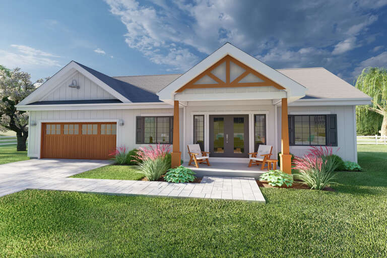 House Plan House Plan #24907 Front Elevation 