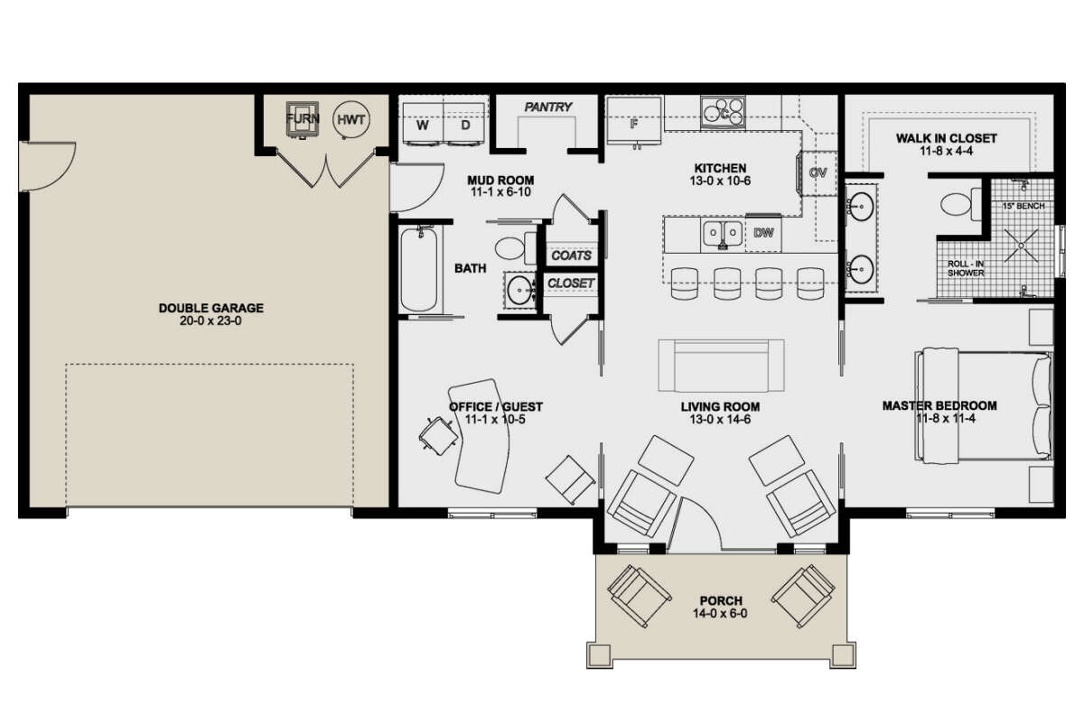 Main Floor for House Plan #2699-00002