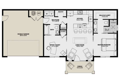 Main Floor  for House Plan #2699-00002
