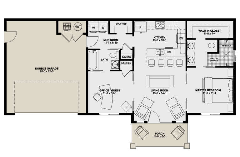 House Plan House Plan #24907 Drawing 1