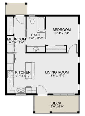 Main Floor for House Plan #2699-00004