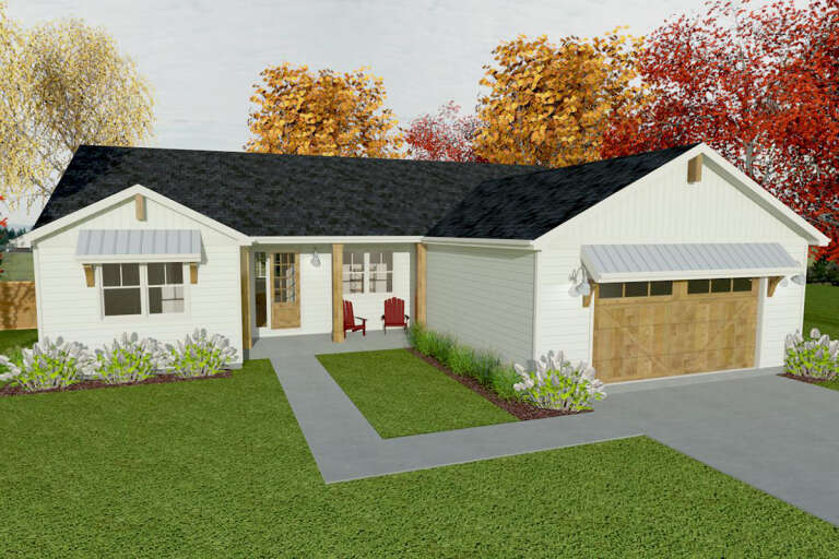 House Plan House Plan #24910 Front Elevation 