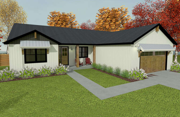 House Plan House Plan #24911 Front Elevation 