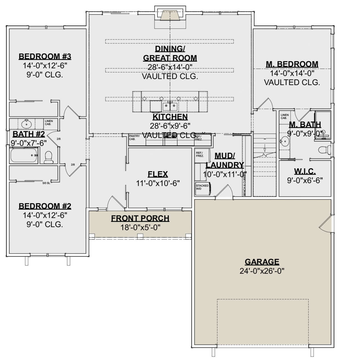 Main Floor for House Plan #1462-00031
