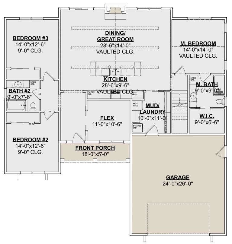 House Plan House Plan #24911 Drawing 1