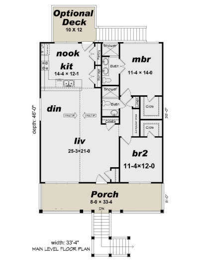 Main Floor for House Plan #940-00252