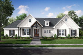 Modern Farmhouse House Plan #041-00234 Elevation Photo