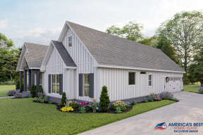 Modern Farmhouse House Plan #041-00234 Elevation Photo