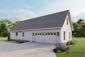 Modern Farmhouse House Plan #041-00234 Elevation Photo
