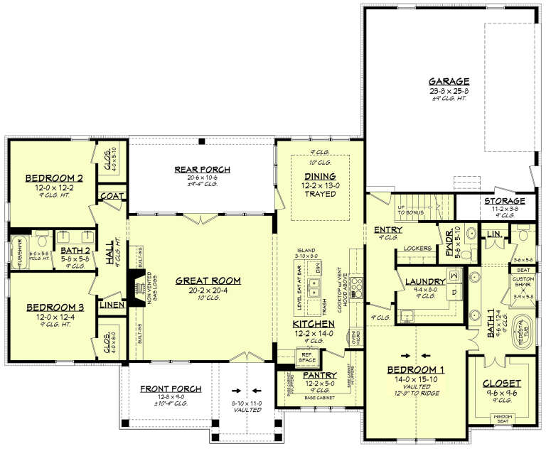 House Plan House Plan #24913 Drawing 1