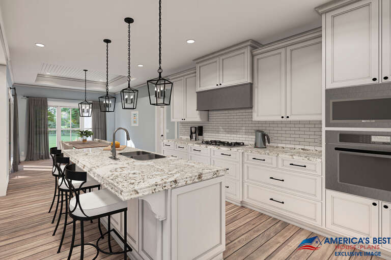Modern Farmhouse House Plan #041-00234 Additional Photo