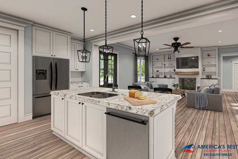 Modern Farmhouse House Plan #041-00234 Additional Photo