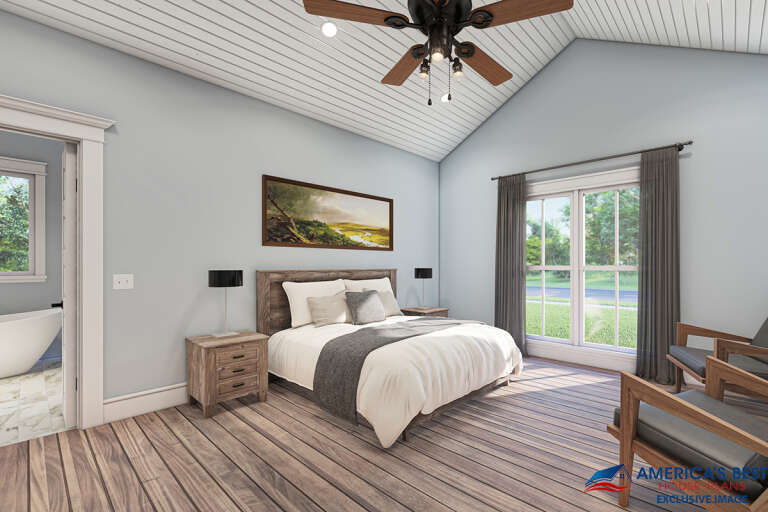 Modern Farmhouse House Plan #041-00234 Additional Photo