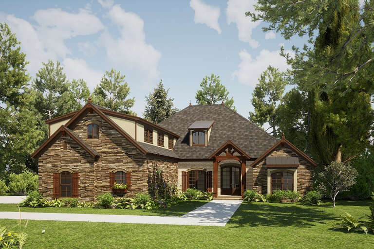 House Plan House Plan #24914 Front Elevation 