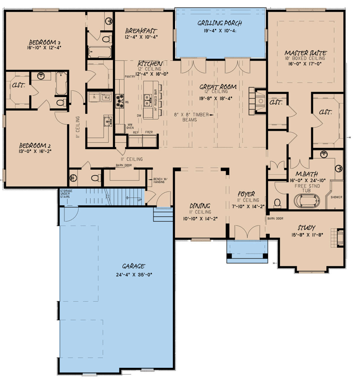 Main Floor for House Plan #8318-00172