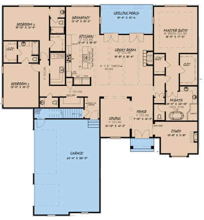 House Plan House Plan #24914 Drawing 1