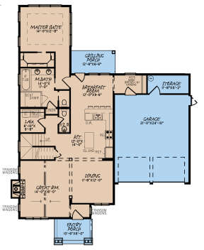 Main Floor for House Plan #8318-00173