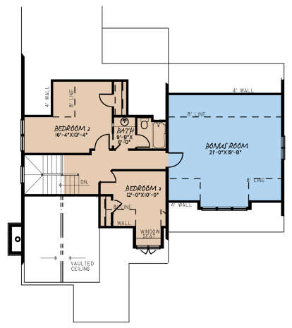 Second Floor for House Plan #8318-00173