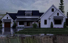 Modern Farmhouse House Plan #963-00451 Elevation Photo