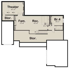 Basement for House Plan #963-00451