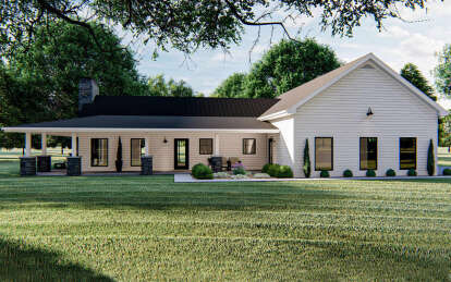 Modern Farmhouse House Plan #963-00453 Elevation Photo