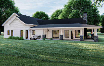 Modern Farmhouse House Plan #963-00453 Elevation Photo