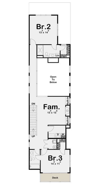 Second Floor for House Plan #963-00454